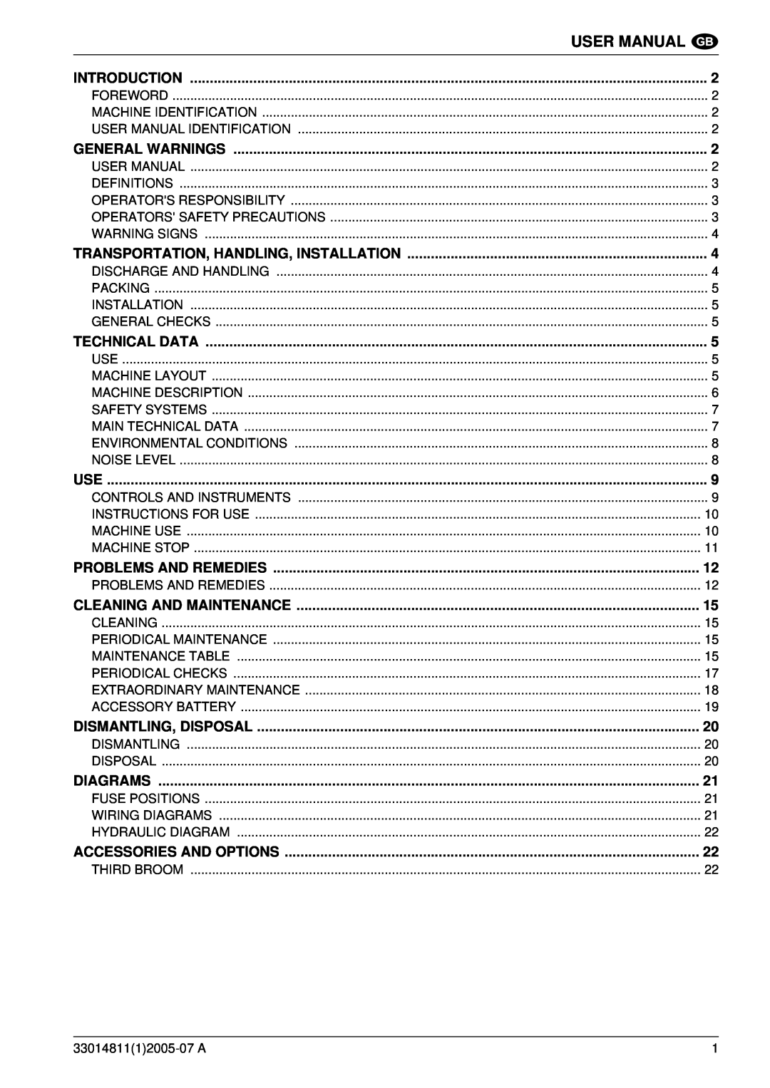 Nilfisk-ALTO SR 1450 B-D manuel dutilisation User Manual 