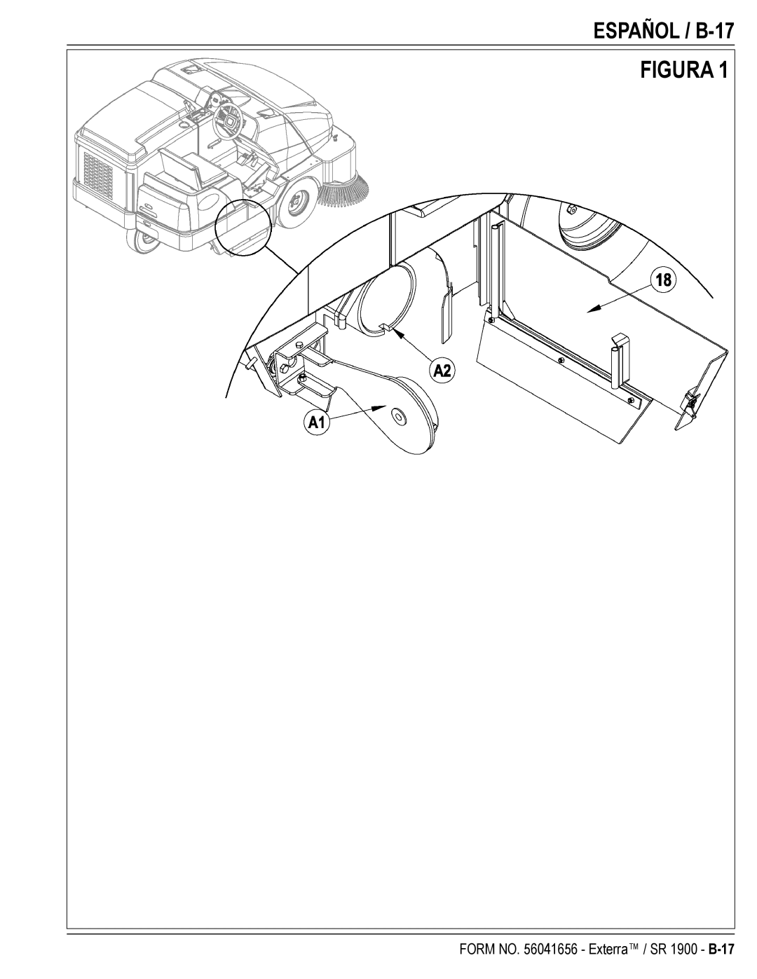 Nilfisk-ALTO SR 1900 manual Figura, Español / B-17 