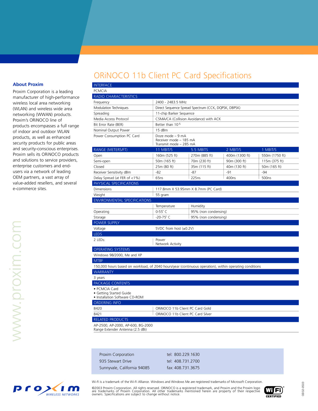 Nintendo 11B Interface, Radio Characteristics, Range METERS/FT MBIT/S Mbits, Physical Specifications, Power Supply, Leds 