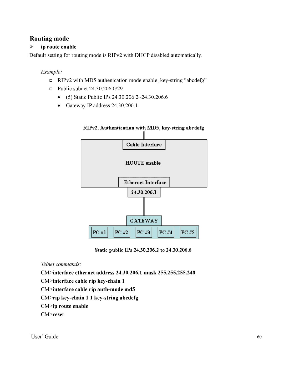 Nintendo 2000 manual Routing mode, ¾ ip route enable 