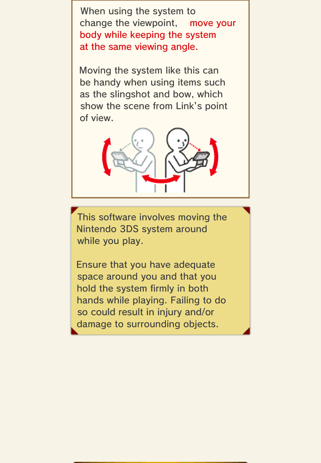 Nintendo 45496741556 manual At the same viewing angle 