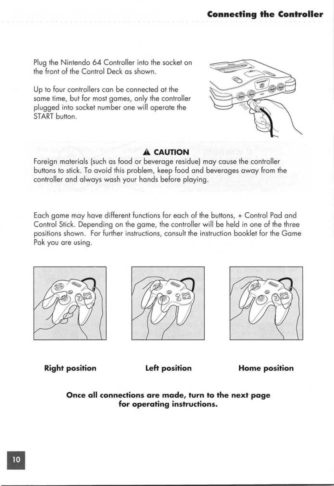 Nintendo ebay_Nintendo64SmokeGreyConsole manual 