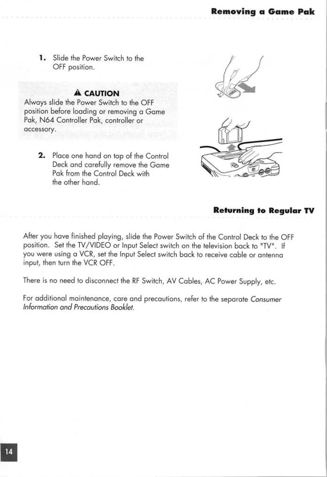 Nintendo ebay_Nintendo64SmokeGreyConsole manual 