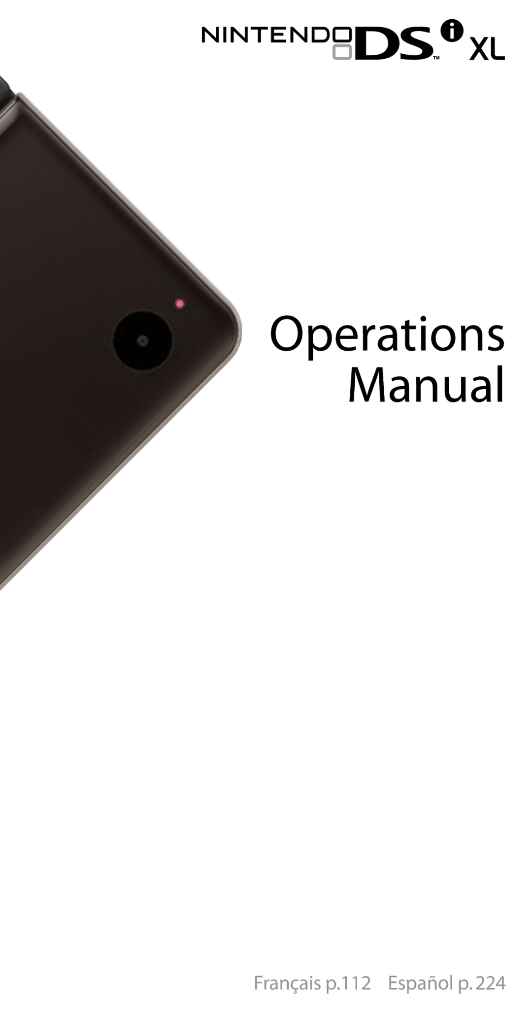 Nintendo DSi XL, UTLSBKA manual Operations Manual 