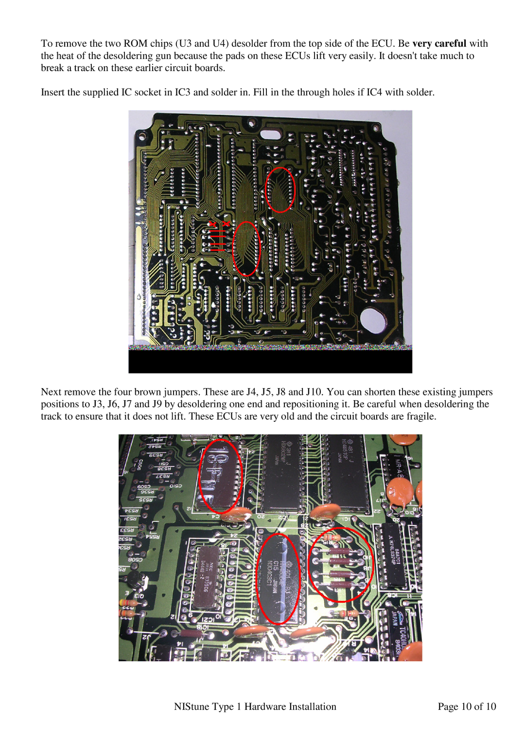 Nissan 6802, 6303 installation manual 