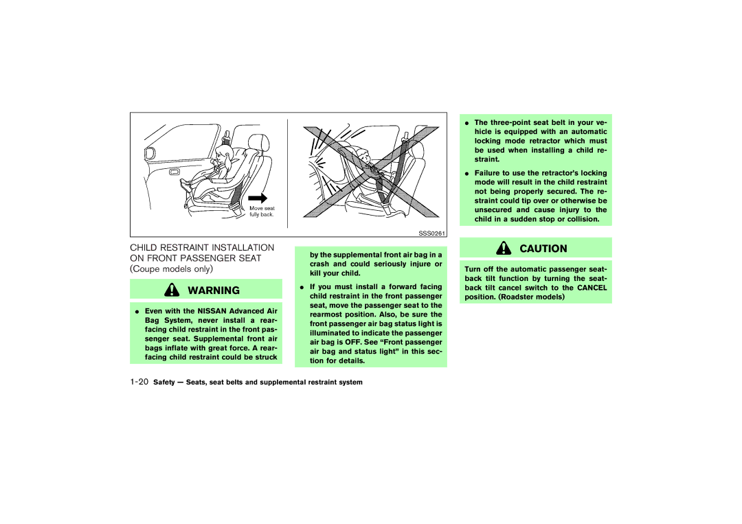 Nissan Z33-D owner manual SSS0261 