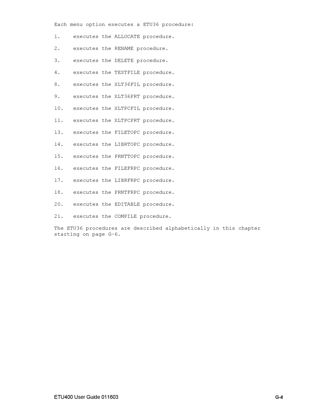 Nlynx manual ETU400 User Guide 