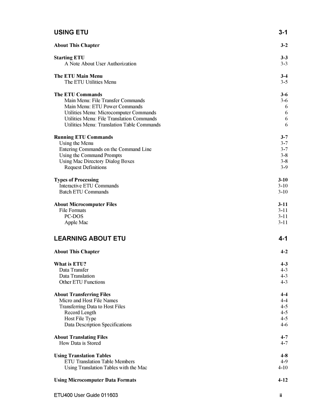 Nlynx ETU400 manual Using ETU 