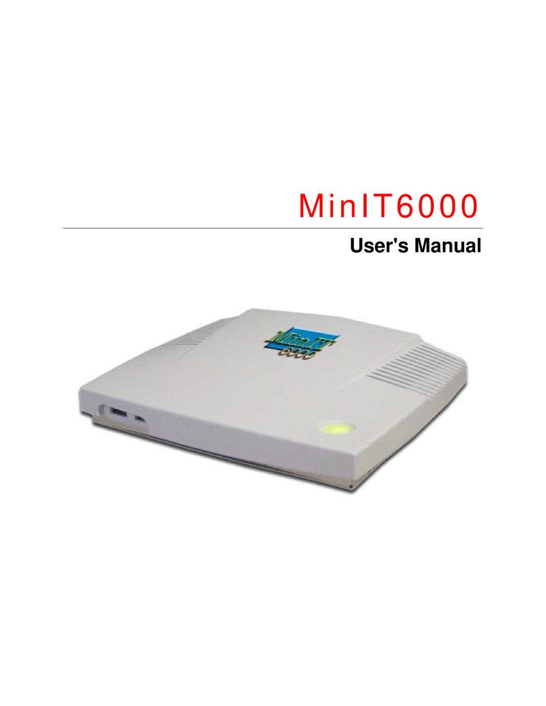 Nlynx MinIT6000 user manual 