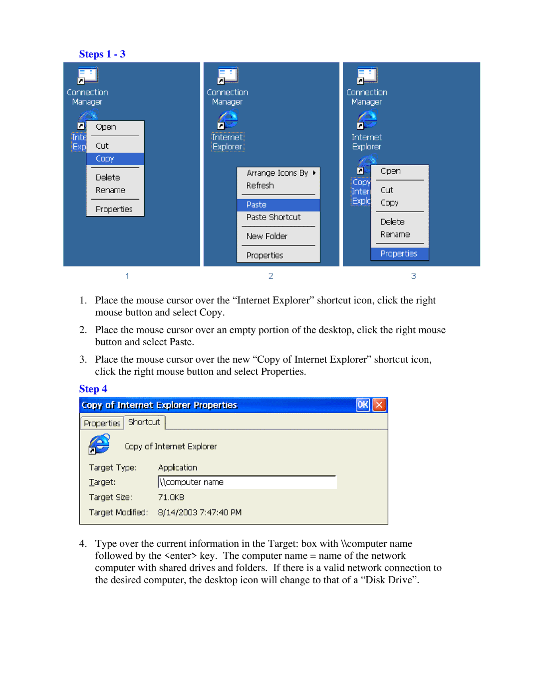 Nlynx MinIT6000 user manual Steps 1 