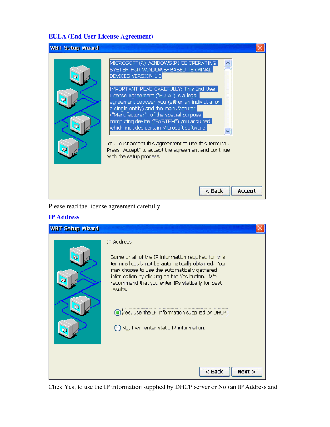 Nlynx MinIT6000 user manual Eula End User License Agreement, IP Address 