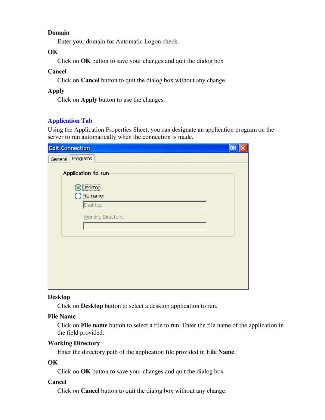 Nlynx MinIT6000 user manual Application Tab 