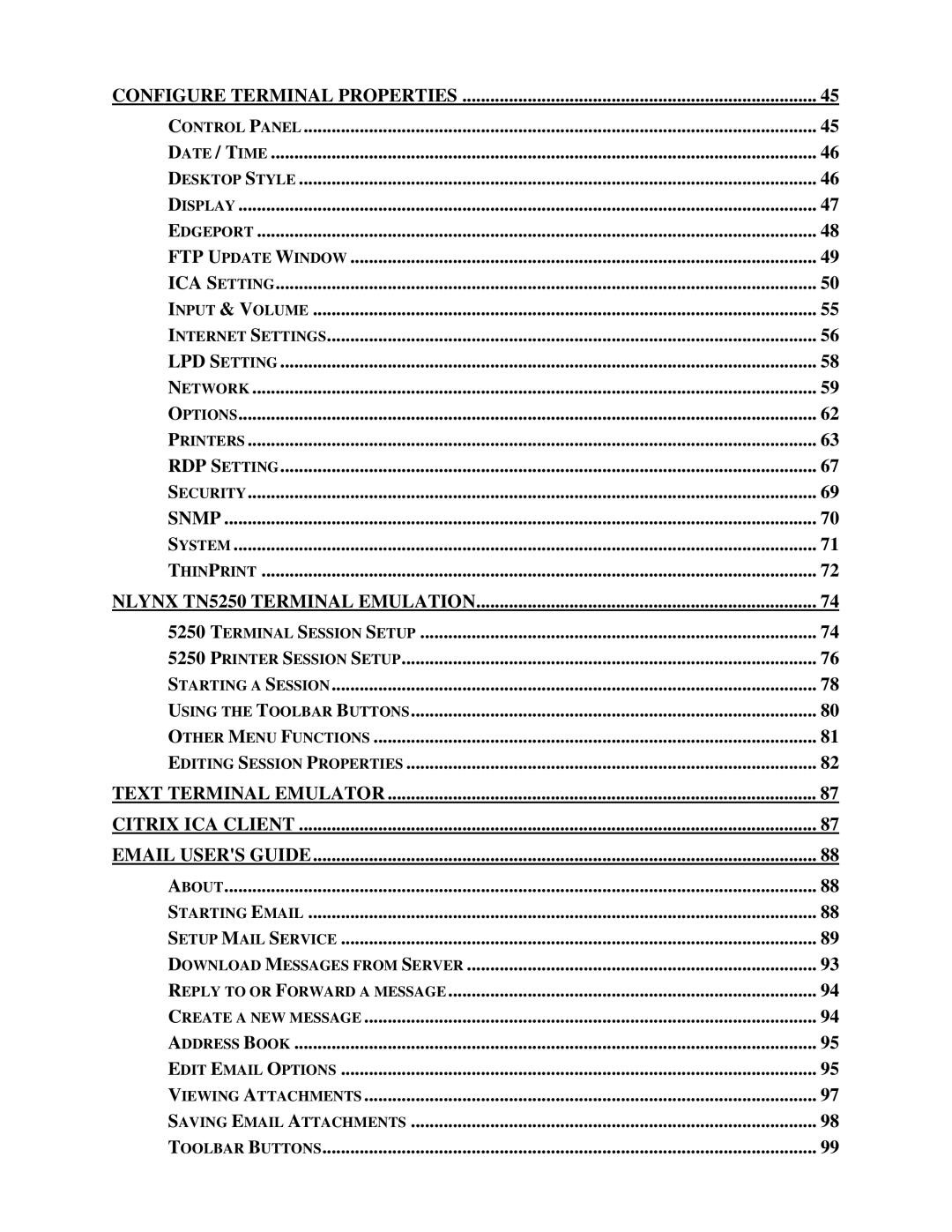 Nlynx MinIT6000 user manual 