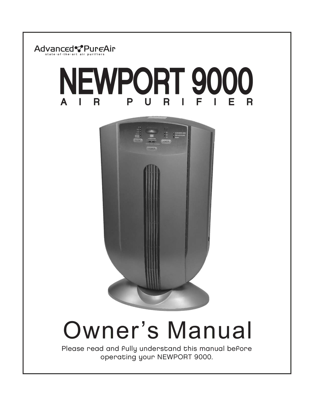 Nlynx NEWPORT 9000 owner manual Owner ’s Manual 