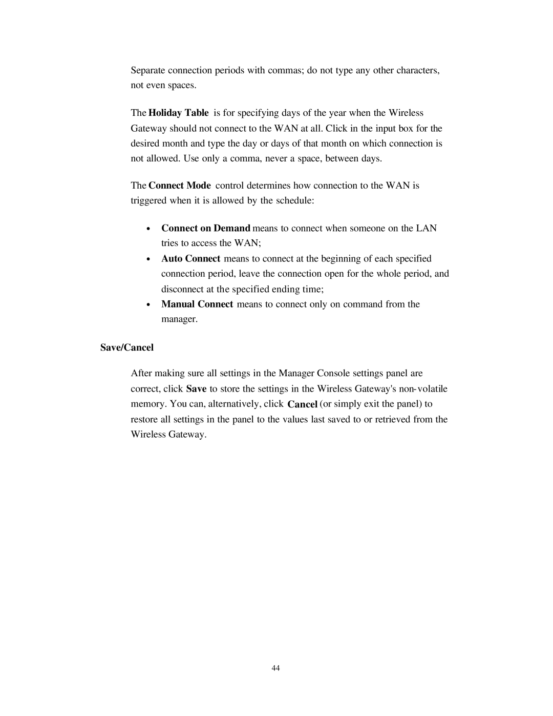 Nlynx Wireless Gateway manual Save/Cancel 