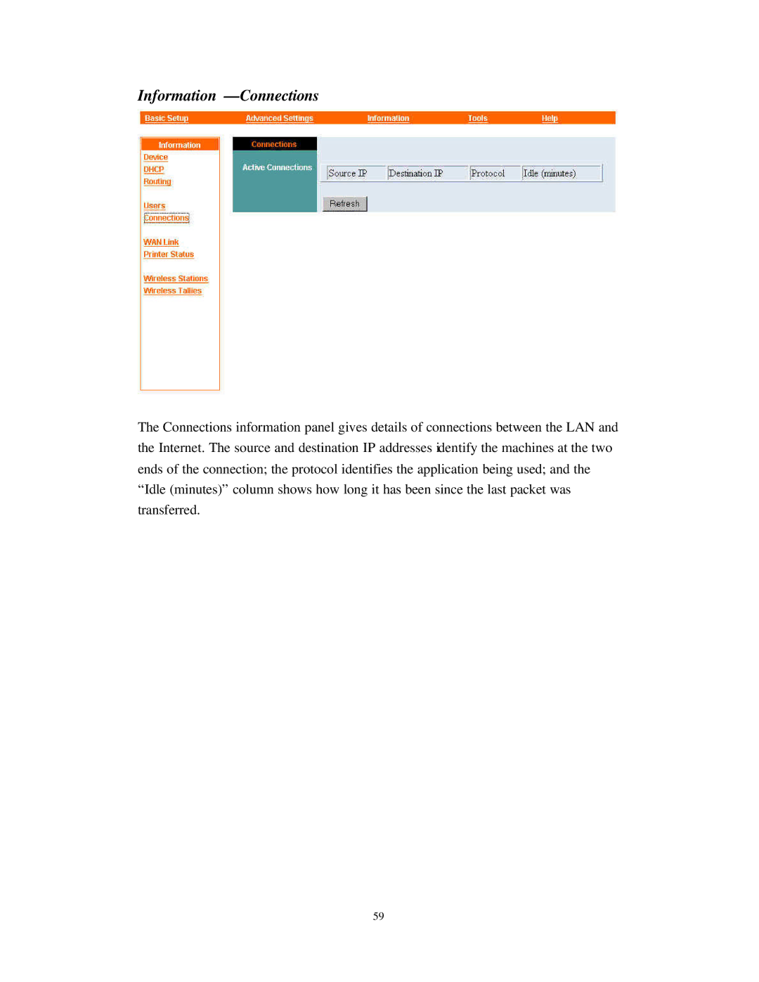 Nlynx Wireless Gateway manual Information Connections 