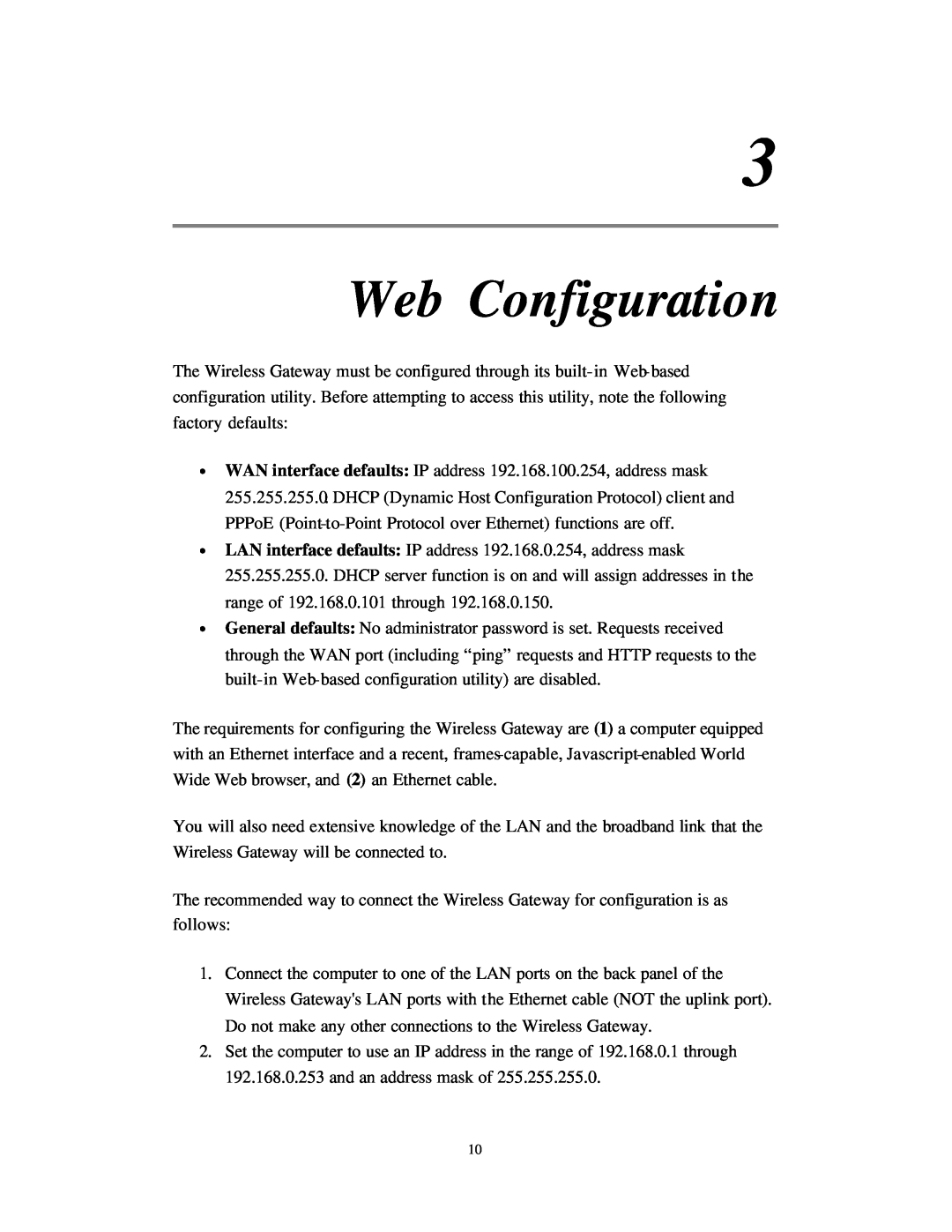 Nlynx Wireless Gateway manual Web Configuration 