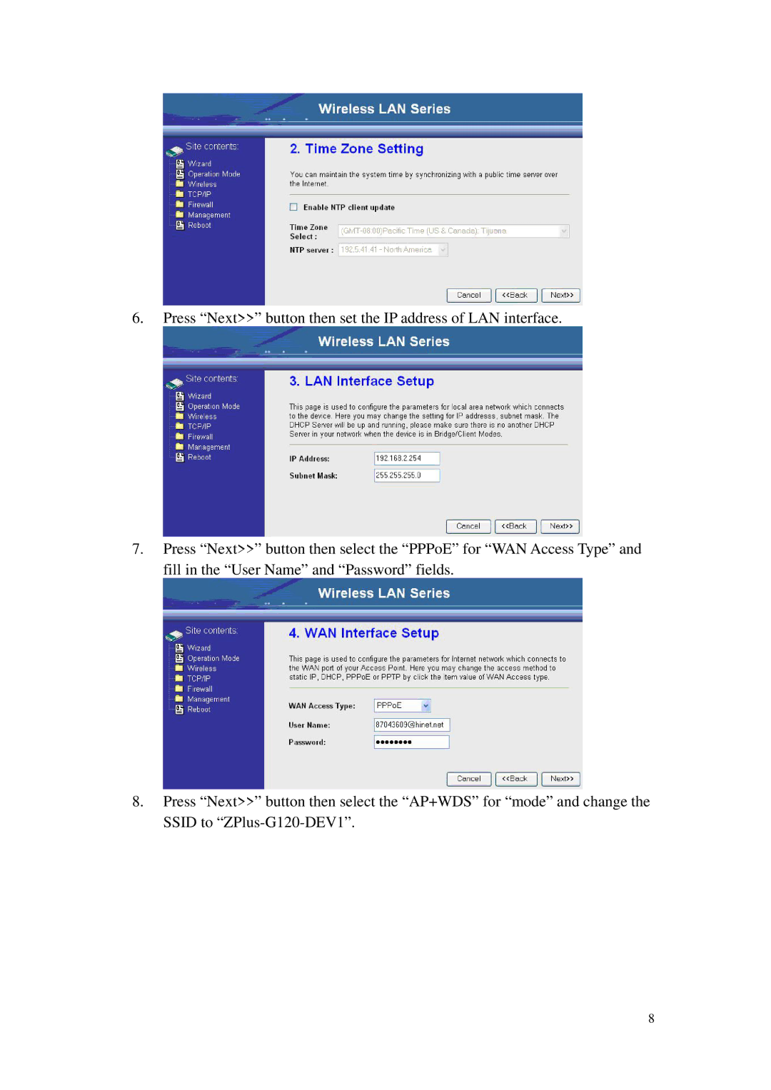 Nlynx ZWA-G120 user manual 