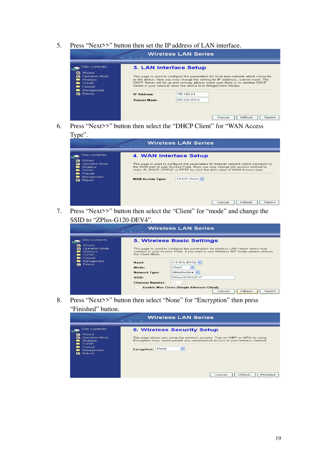 Nlynx ZWA-G120 user manual 