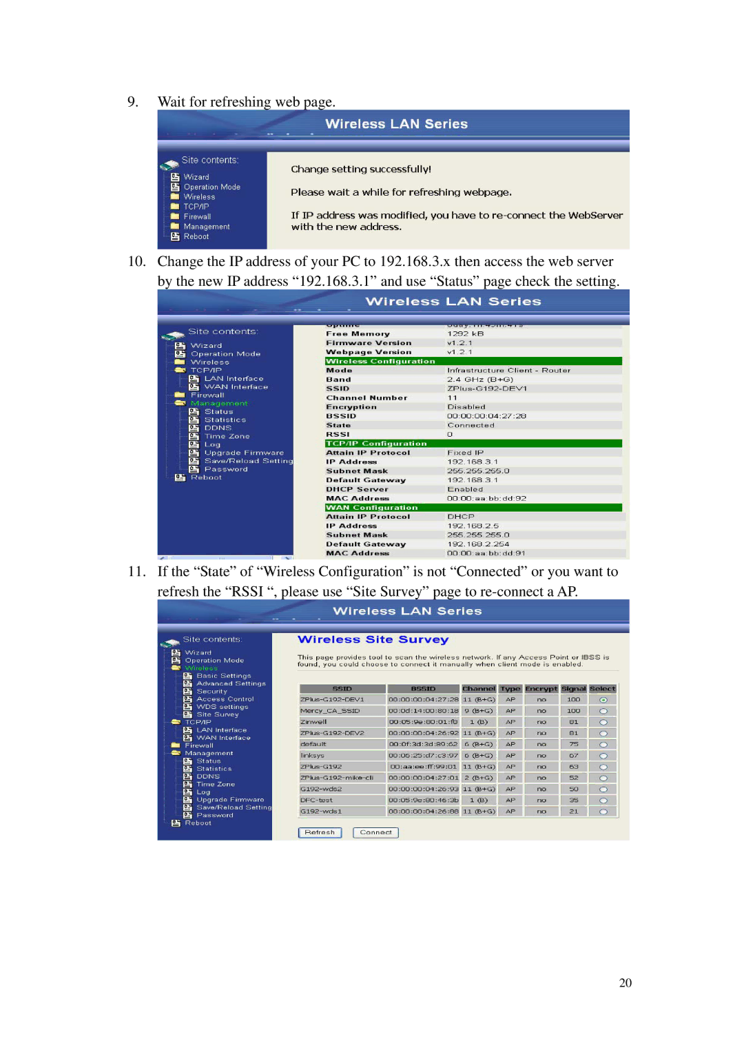 Nlynx ZWA-G120 user manual 