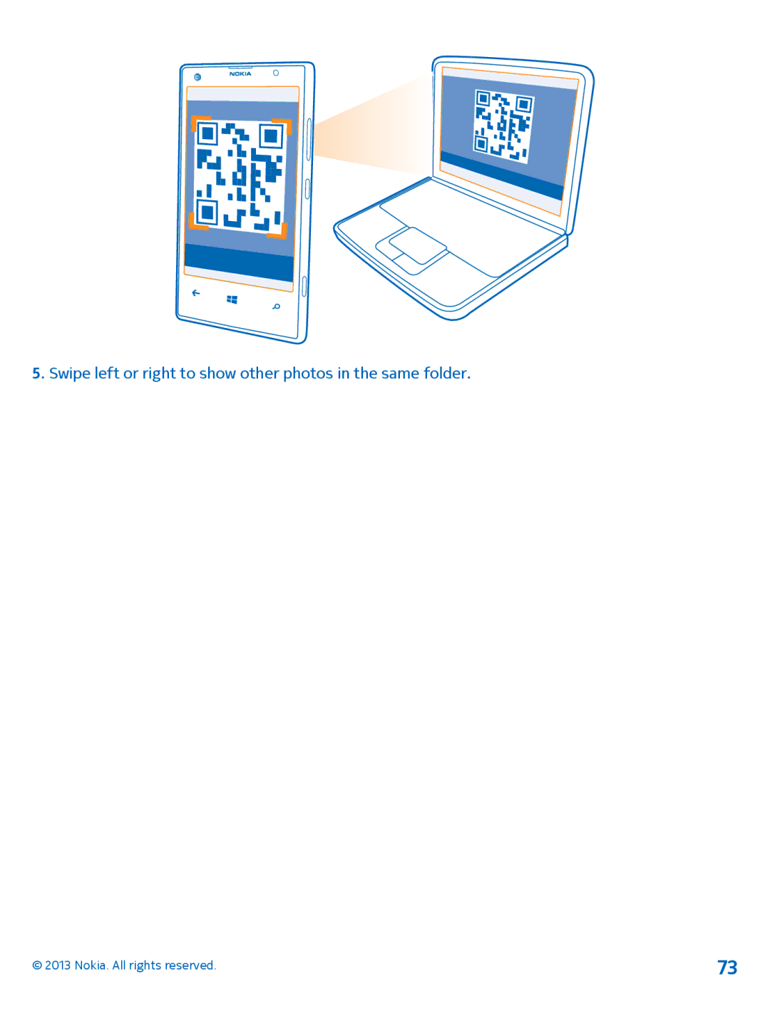 Nokia 1020 manual Swipe left or right to show other photos in the same folder 