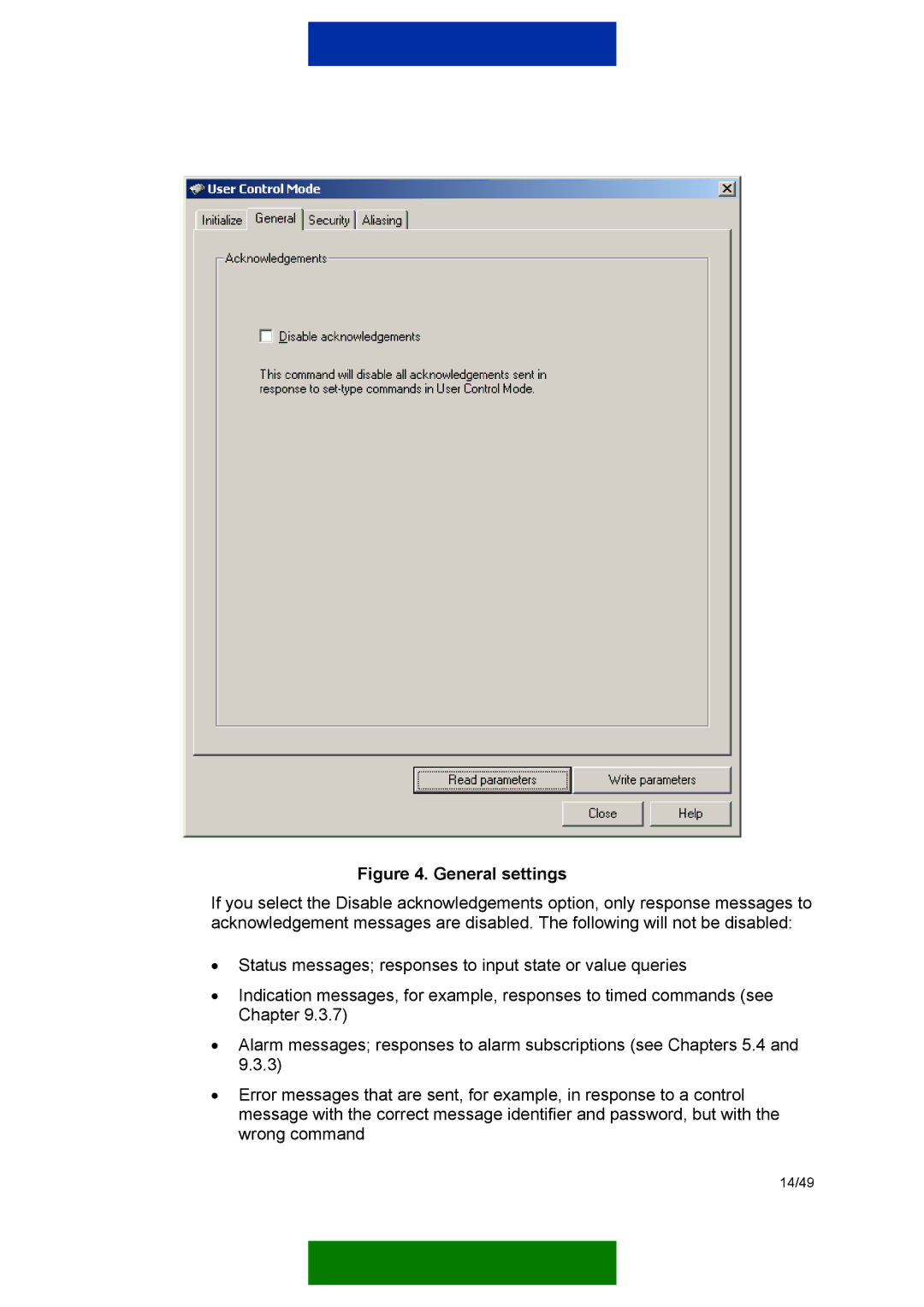 Nokia 12 GSM MODULE REMOTE I/O manual General settings 