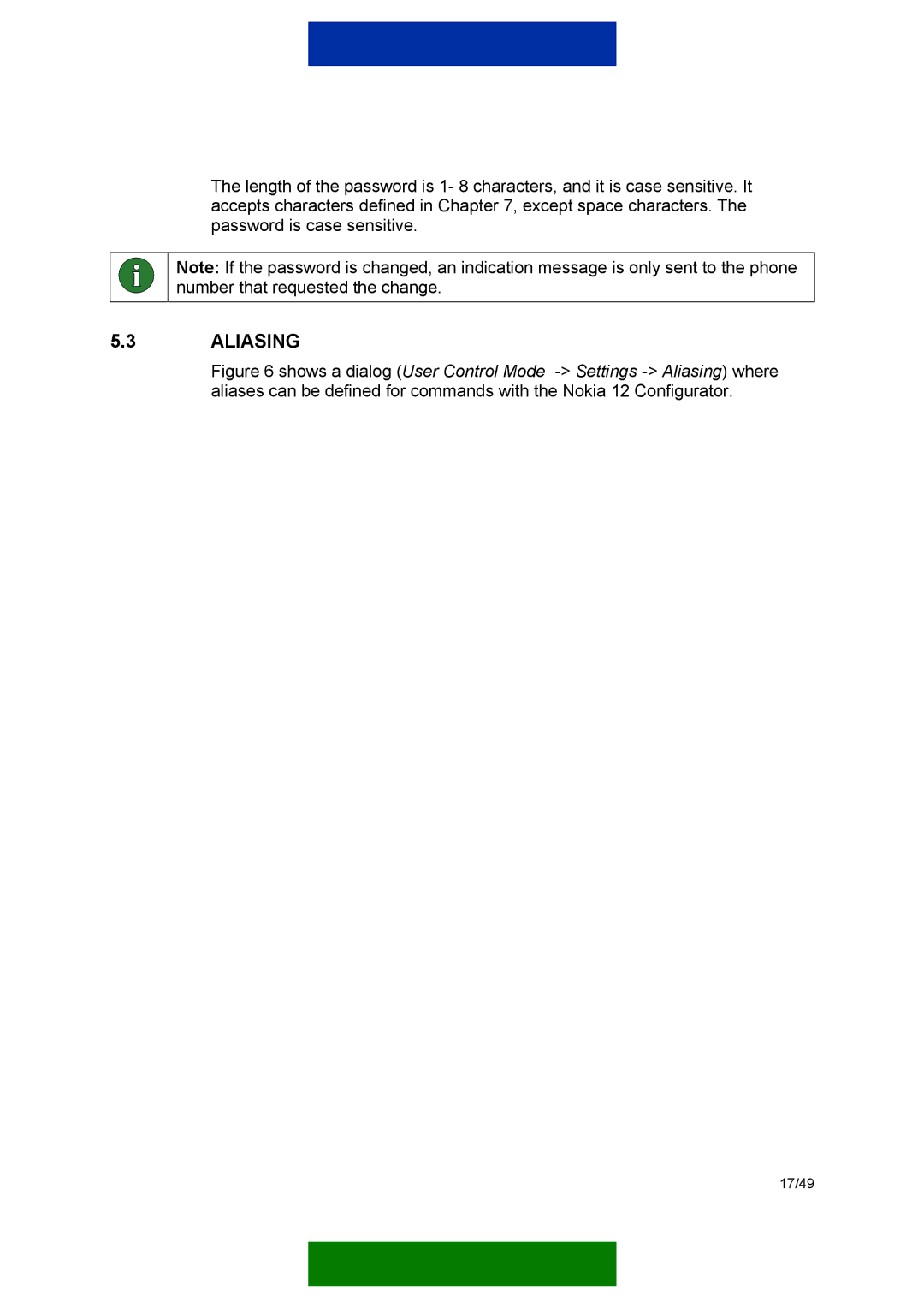 Nokia 12 GSM MODULE REMOTE I/O manual Aliasing 