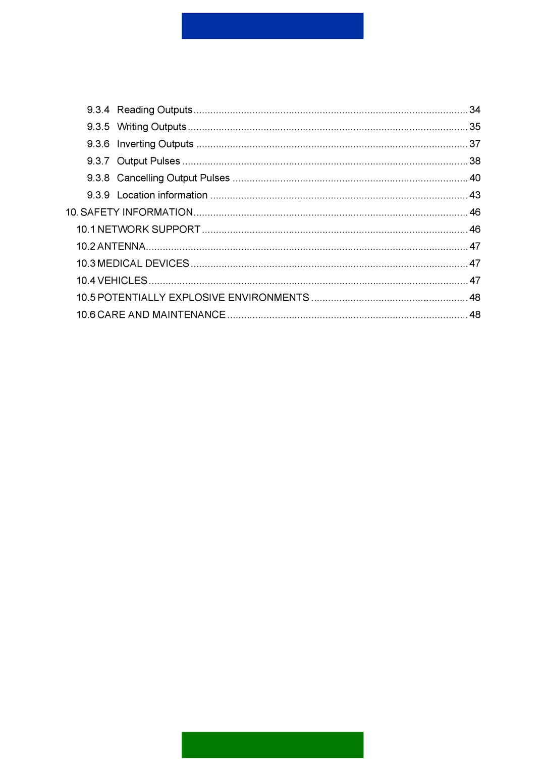 Nokia 12 GSM MODULE REMOTE I/O manual 