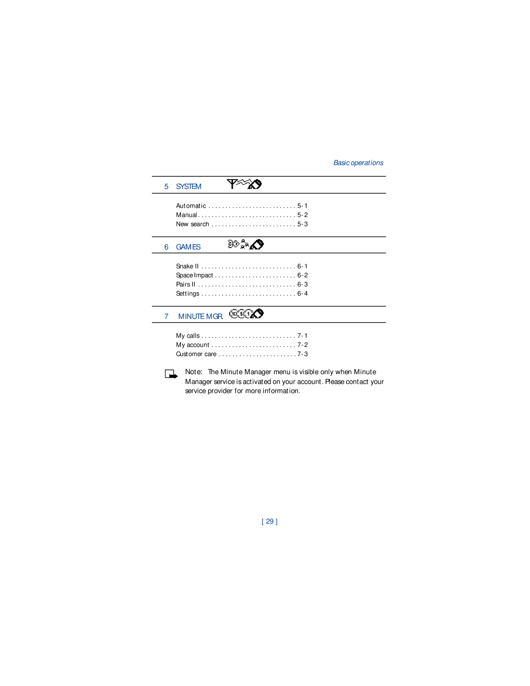 Nokia 1220 manual System 