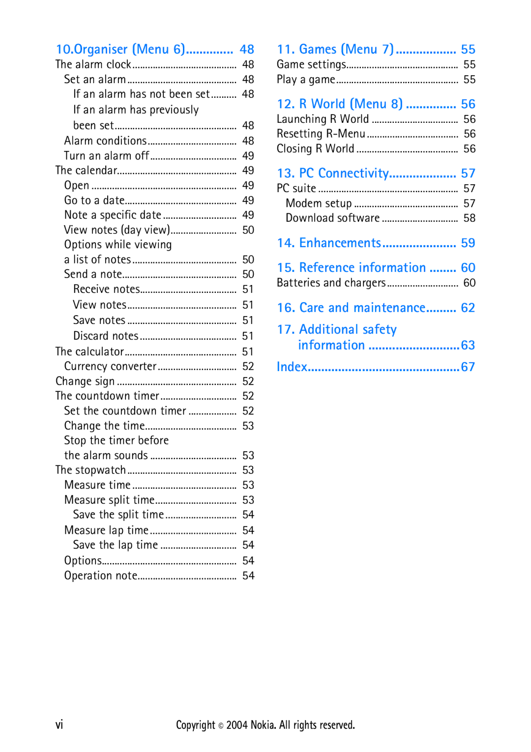 Nokia 2112 manual Options while viewing, Stop the timer before 