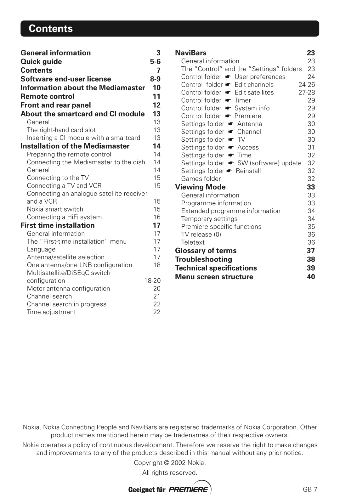 Nokia 211S manual Contents 