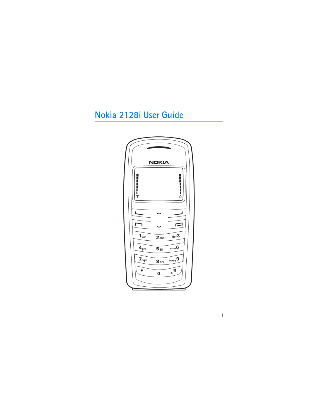 Nokia manual Nokia 2128i User Guide 