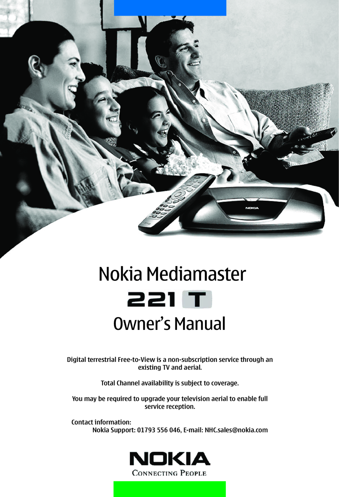 Nokia 221 T owner manual Nokia Mediamaster 