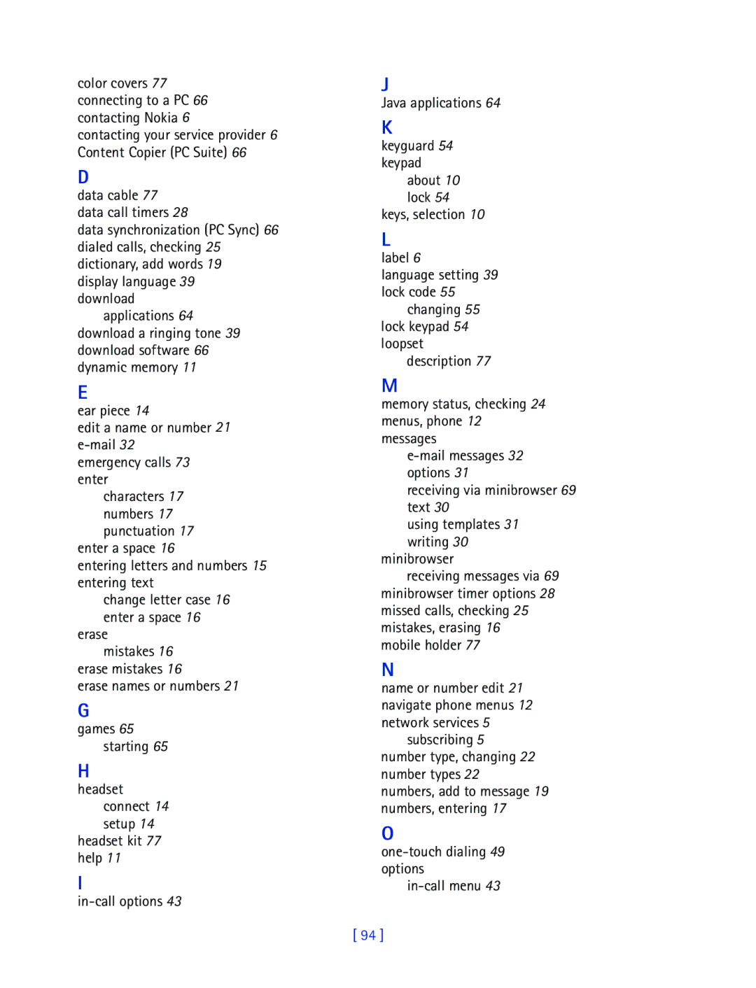 Nokia 2270 manual Download applications 