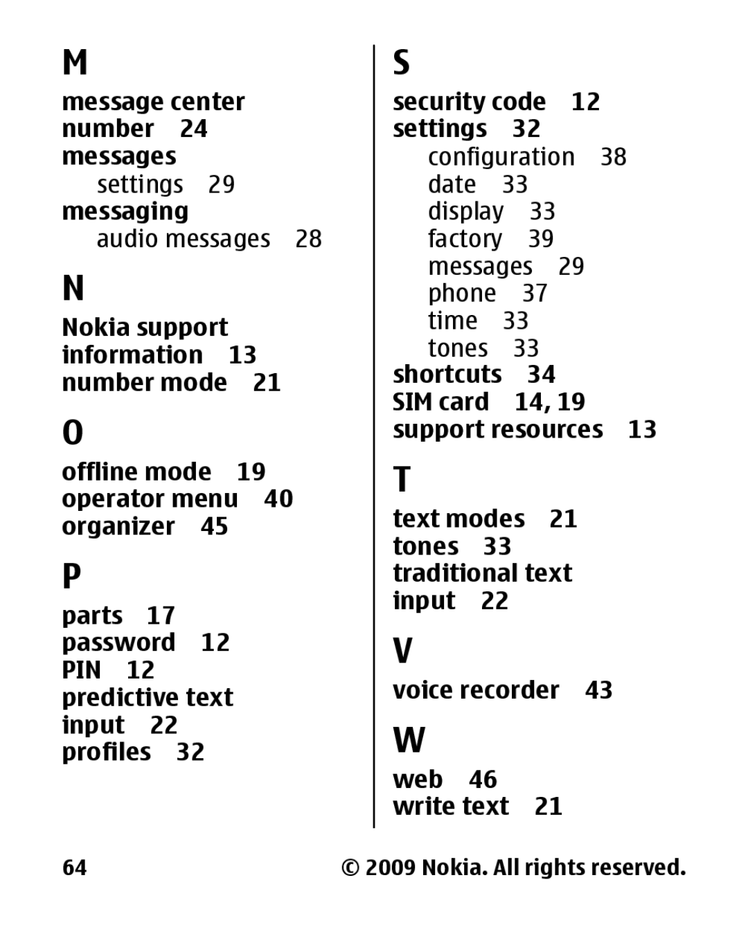 Nokia 2330 manual Message center number 24 messages 