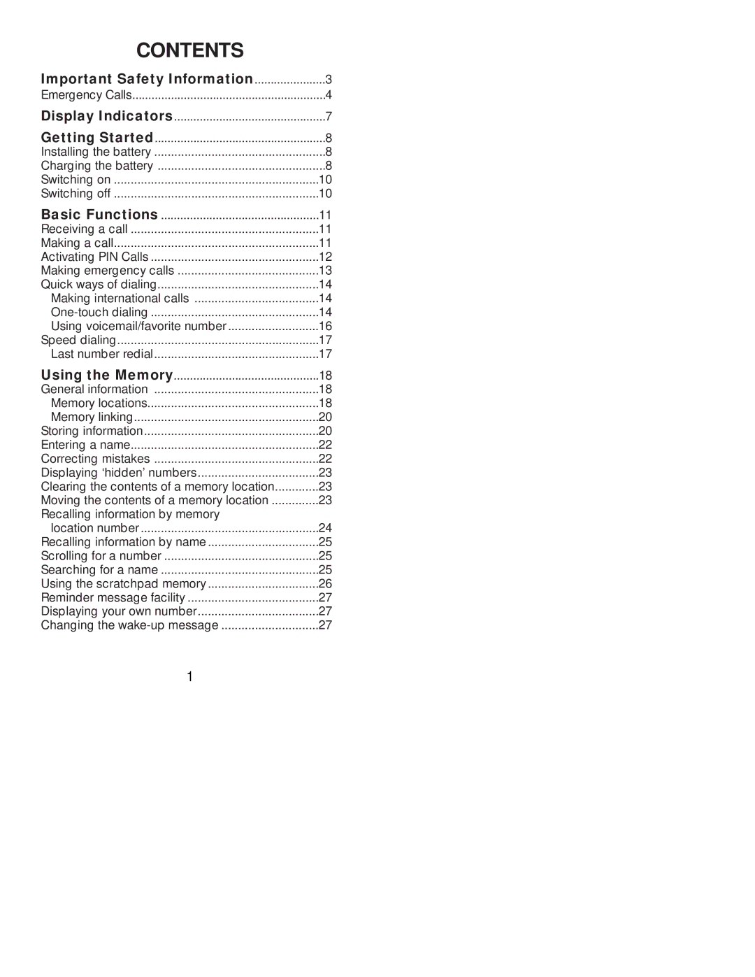 Nokia 239 manual Contents 