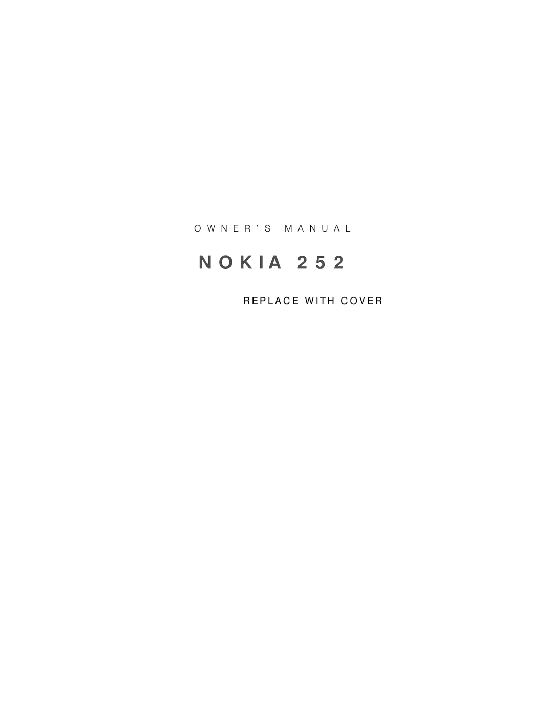 Nokia 252 owner manual K I a 2 5 