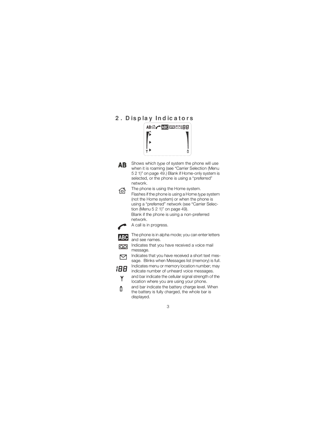 Nokia 252 owner manual Display Indicators 