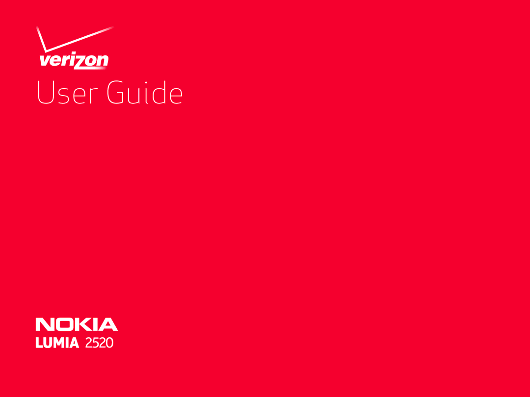 Nokia 2520 manual User Guide 