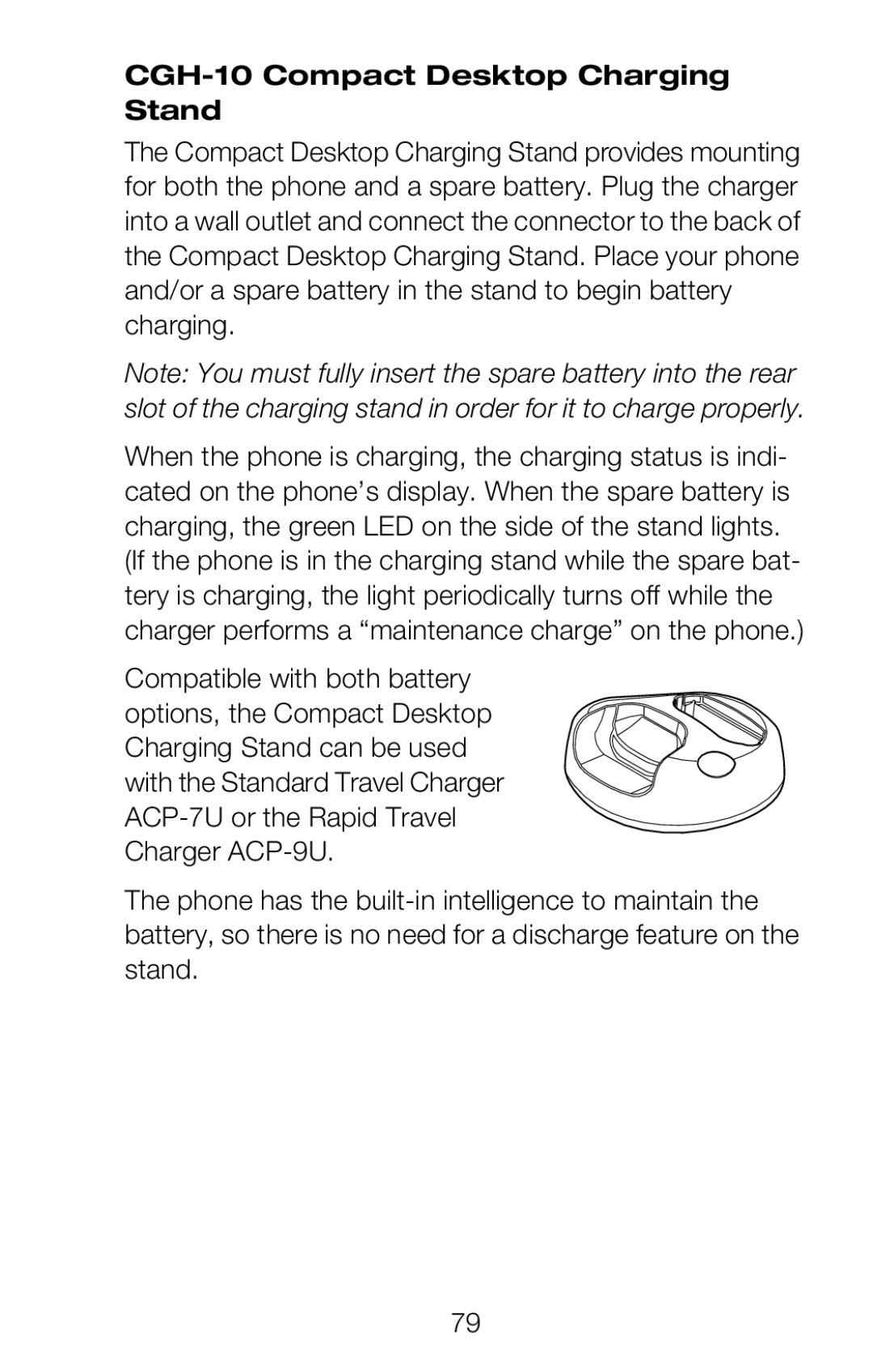 Nokia 252C owner manual CGH-10 Compact Desktop Charging Stand 