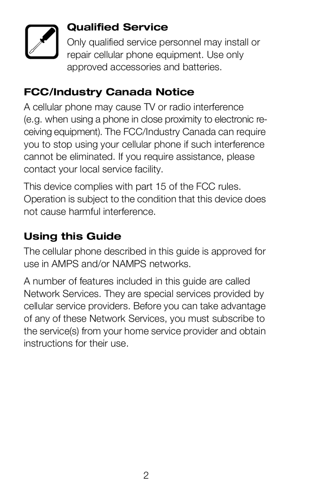 Nokia 252C owner manual Qualified Service, FCC/Industry Canada Notice, Cellular phone may cause TV or radio interference 