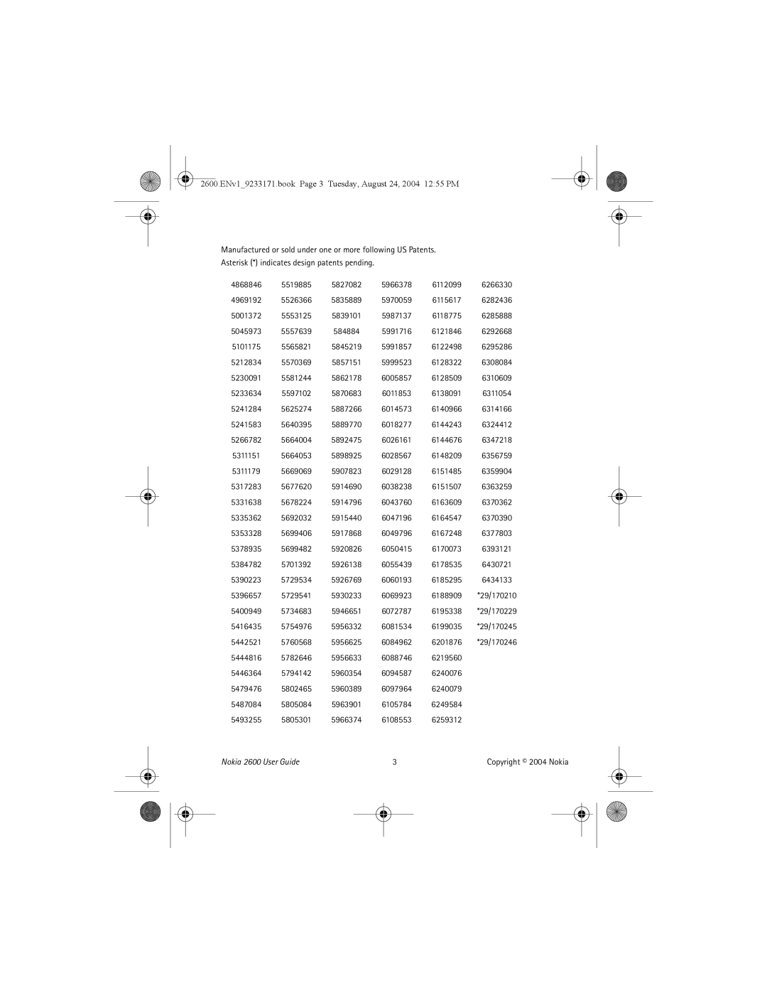 Nokia manual Nokia 2600 User Guide 