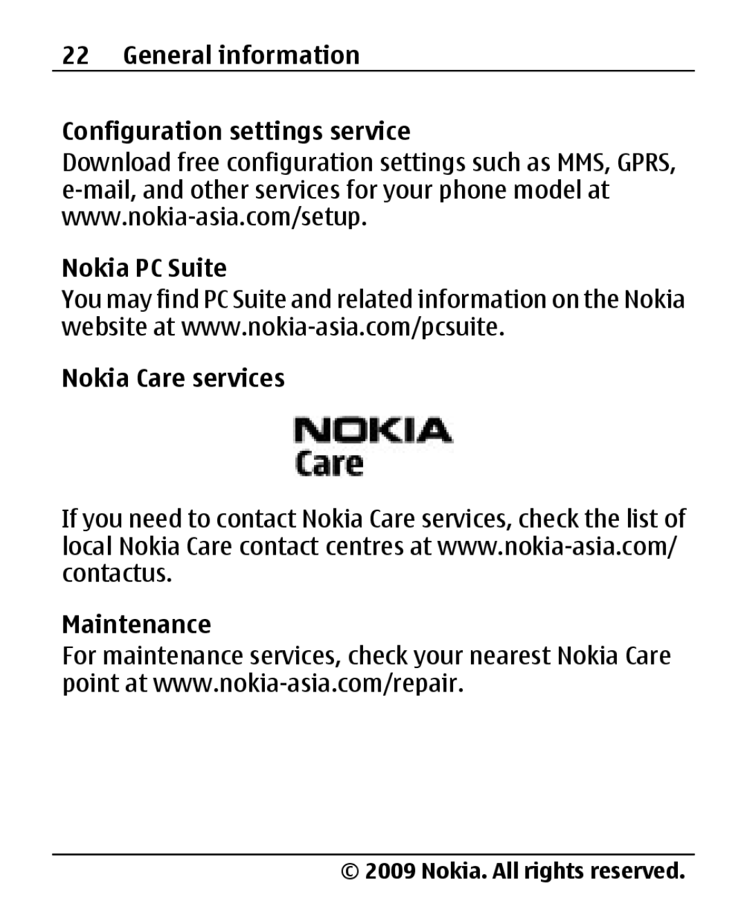 Nokia 2690 manual Nokia. All rights reserved 