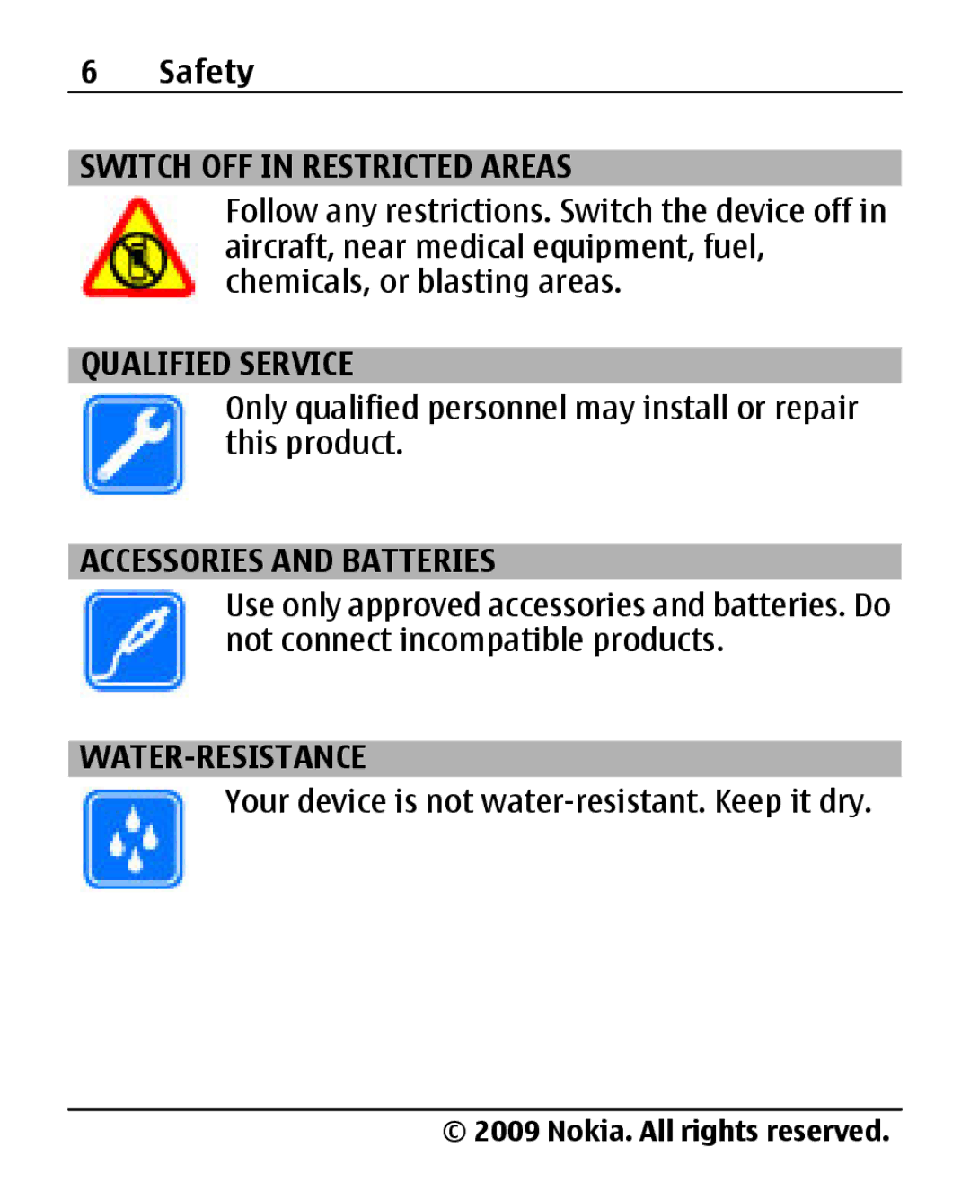 Nokia 2690 manual Qualified Service 