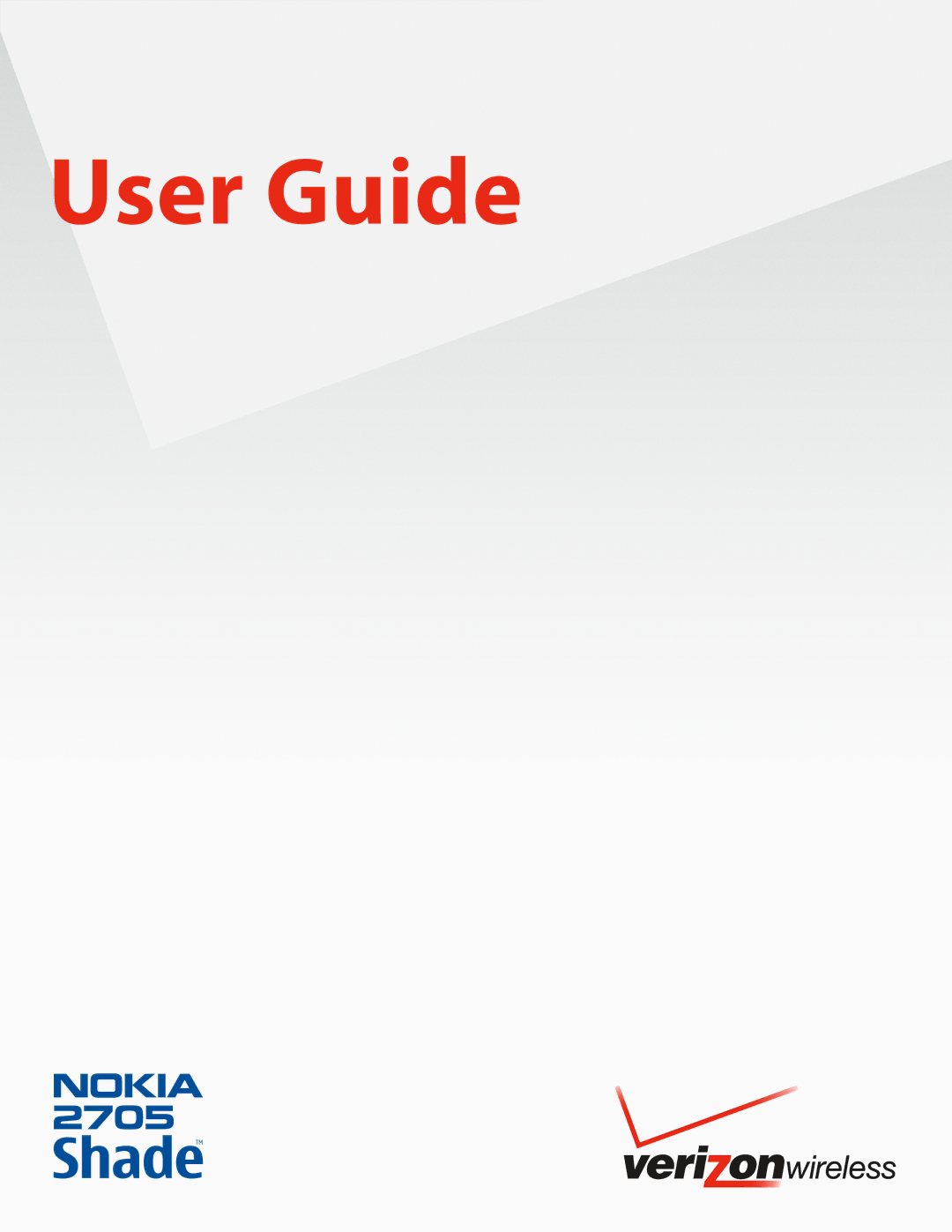 Nokia 2705 manual User Guide 