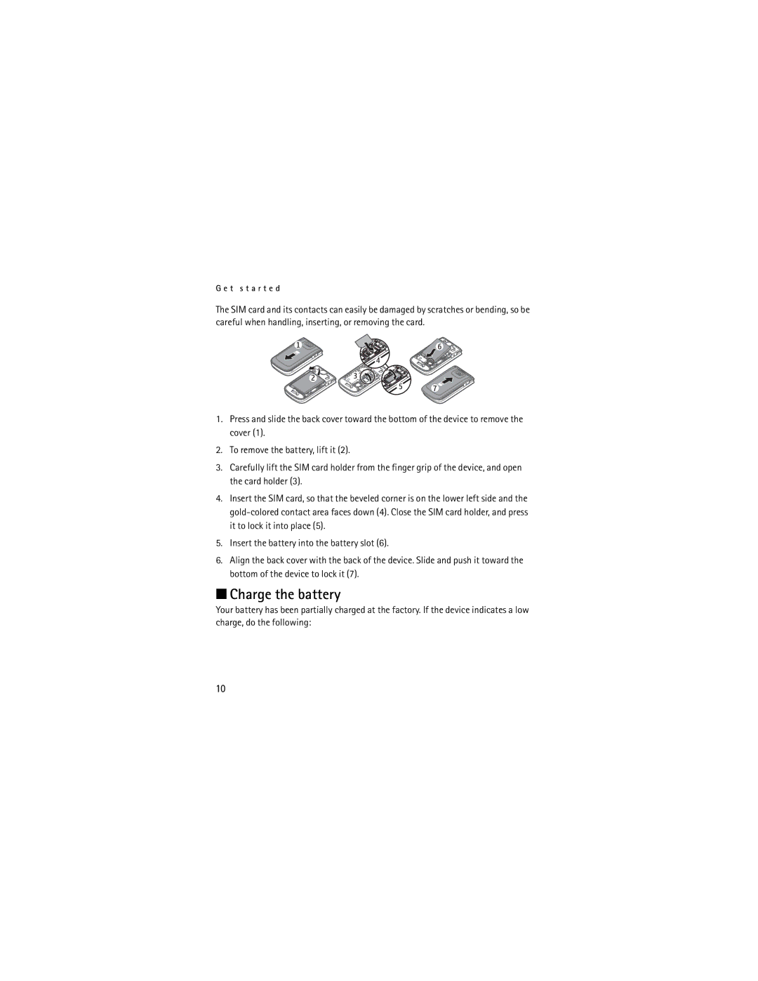 Nokia 2720 manual Charge the battery 