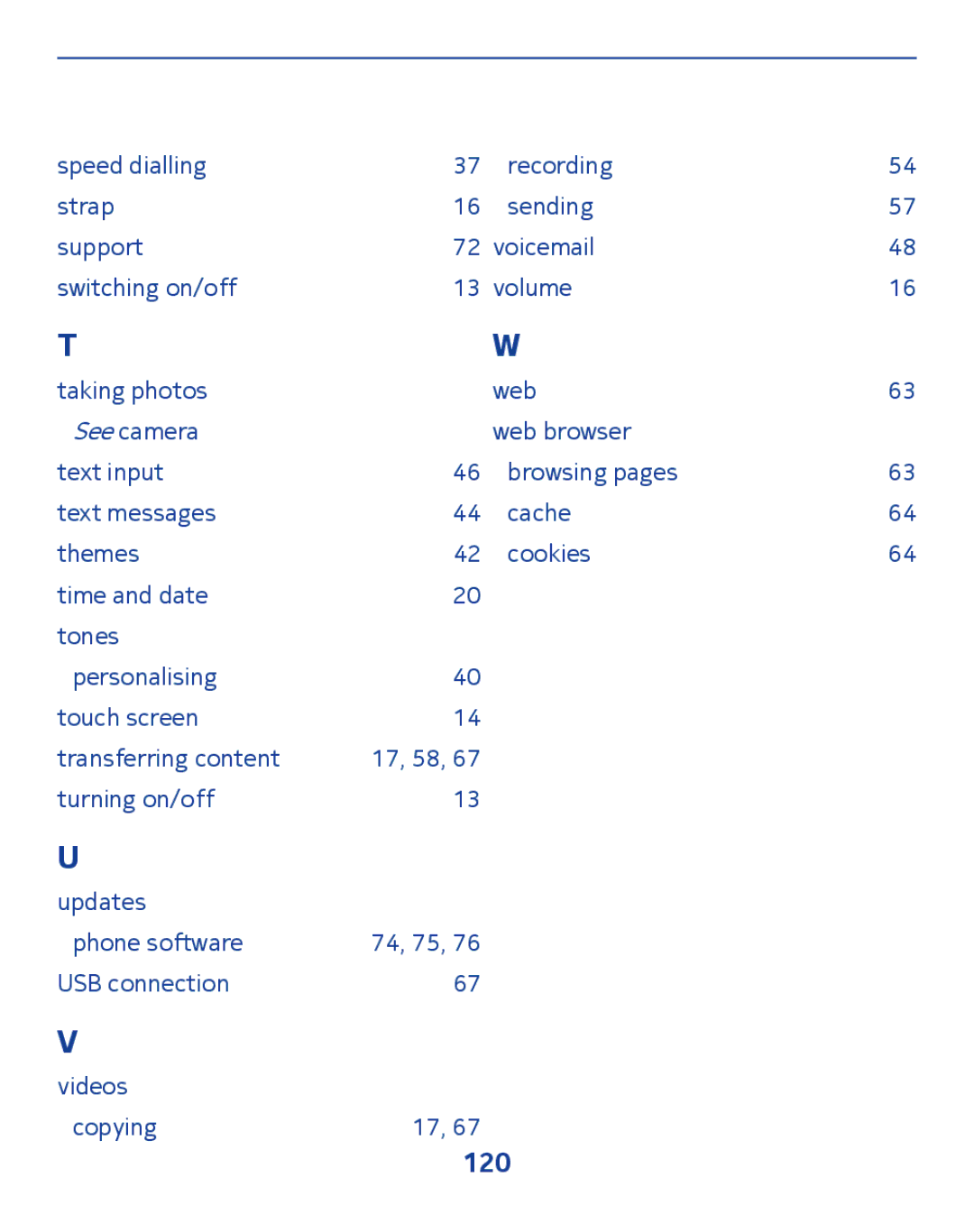 Nokia 300 manual 120 