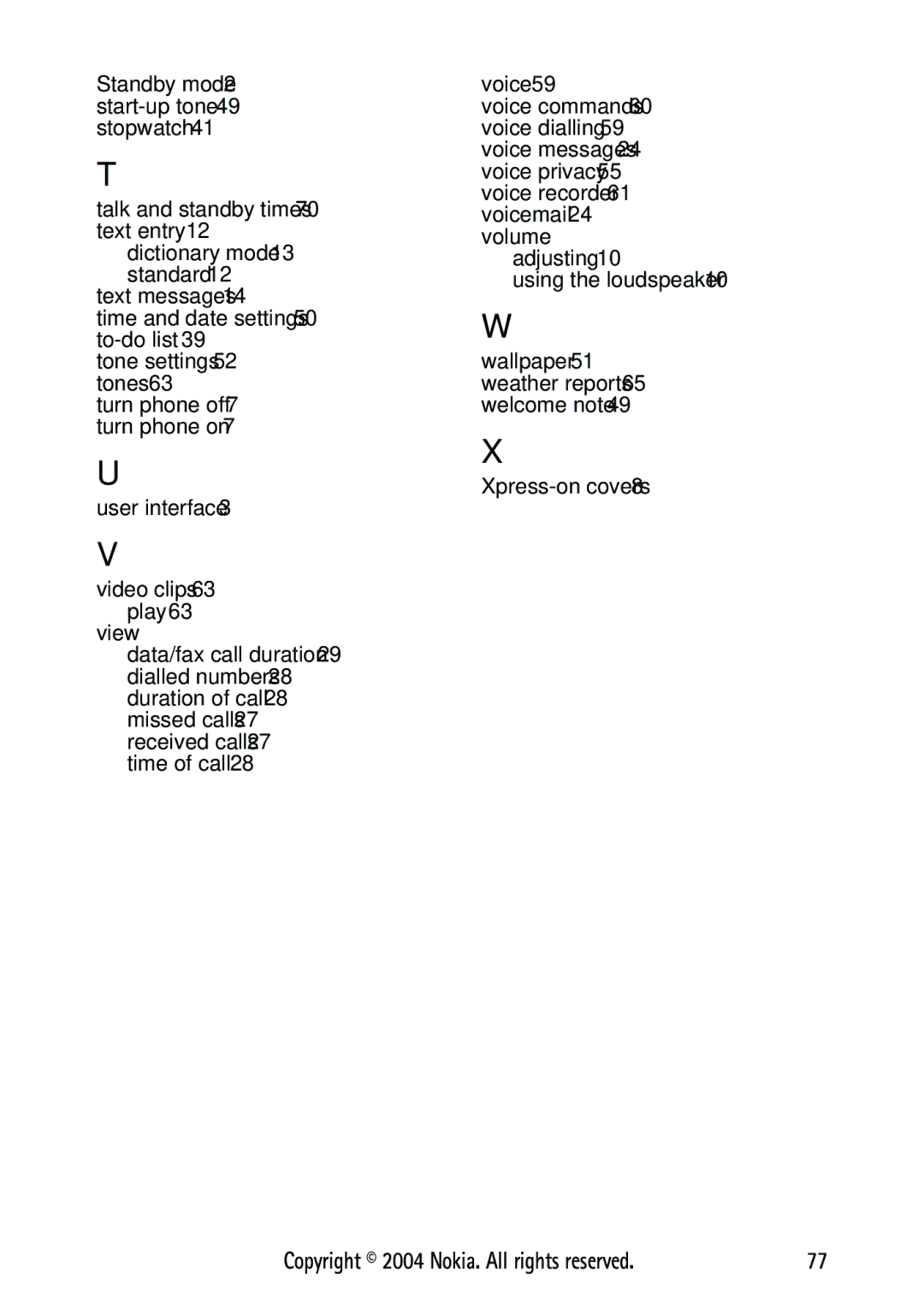 Nokia 3125 manual User interface, Adjusting, Xpress-on covers 