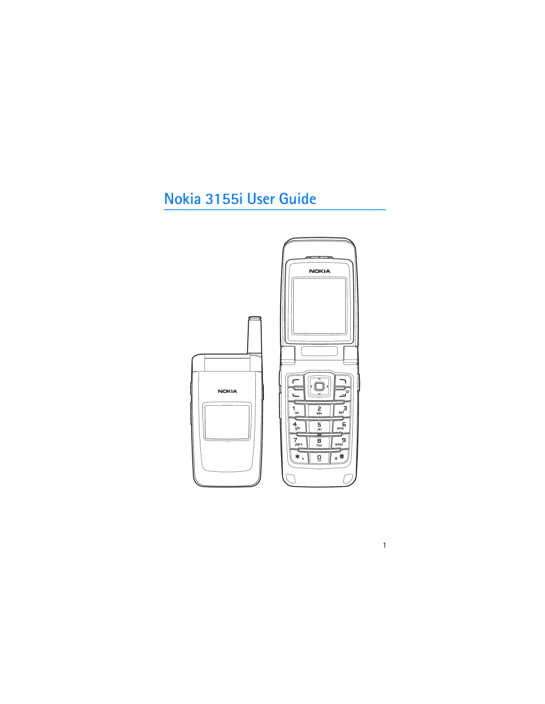 Nokia manual Nokia 3155i User Guide 