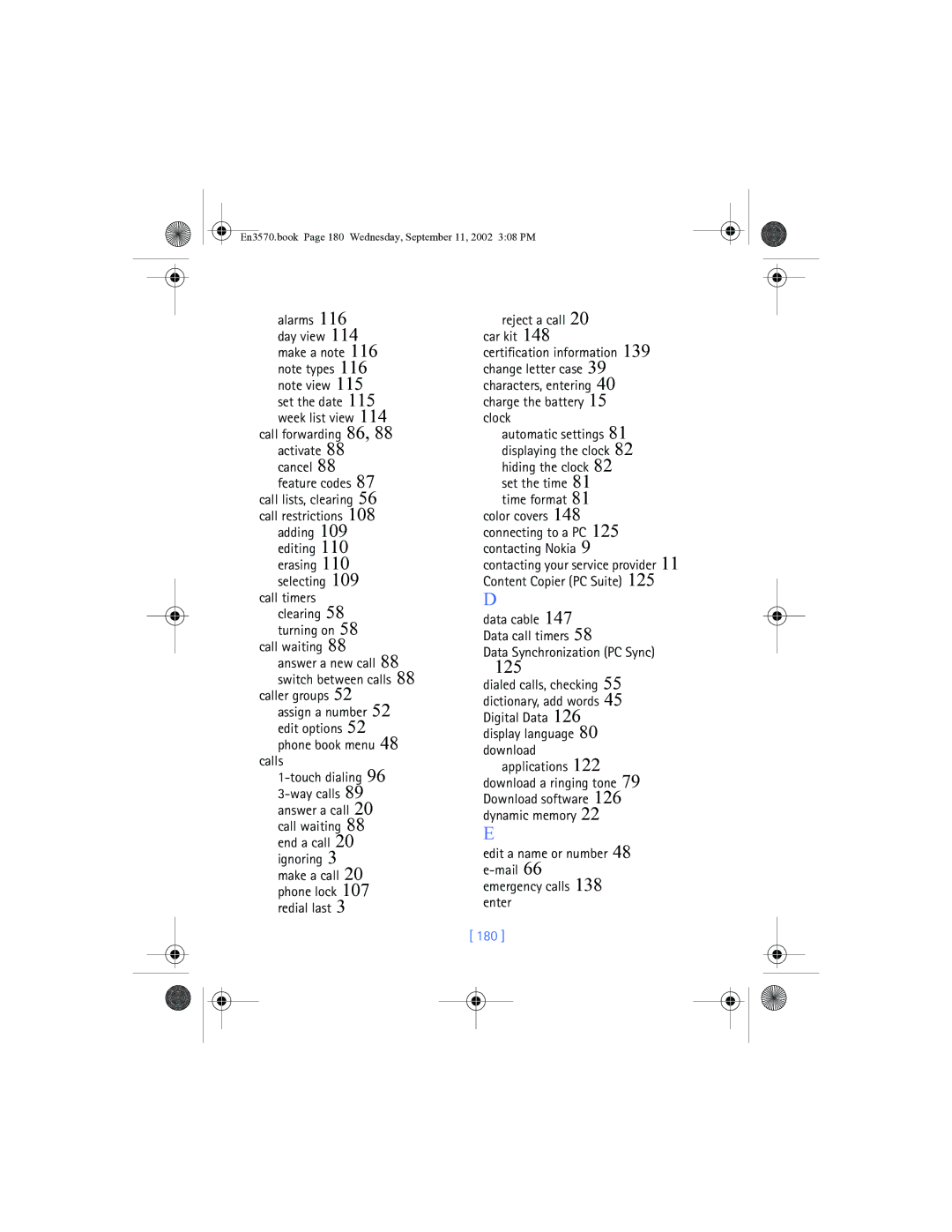 Nokia 3570 manual 180 